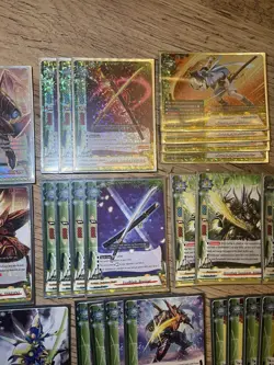 Future Card Buddyfight Rare Katana World Electrobeast Deck Core with 4x Goryou - Image 3