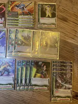 Future Card Buddyfight Rare Katana World Electrobeast Deck Core with 4x Goryou - Image 4