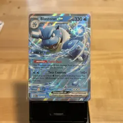 Blastoise EX 009/165 Pokemon Card - SV 151 - NM - Image 1