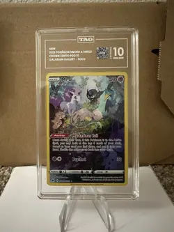 Pokemon Mew TCG Holo Card Crown Zenith: Galarian Gallery #GG10/GG70 TAG 10 - Image 1