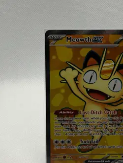 Meowth ex 107/088 - ME03: Perfect Order (POR) Ultra Rare Holo Pokemon Card ￼ - Image 5