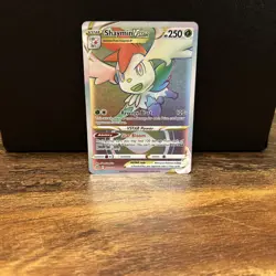 Pokemon TCG Shaymin VSTAR Rainbow Secret Rare Card 173/172 Brilliant Stars - Image 1