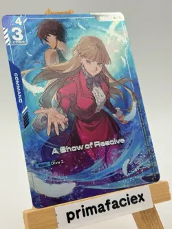 Gundam Card - A Show of Resolve - GD01-100 U+ (PB01 Premium Accessory Set) - Image 3