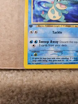 Pokemon Croconaw Uncommon Neo Genesis 32/111 Nintendo 2000 Stage 1 Card - Image 2