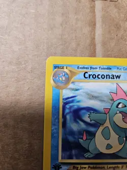 Pokemon Croconaw Uncommon Neo Genesis 32/111 Nintendo 2000 Stage 1 Card - Image 3
