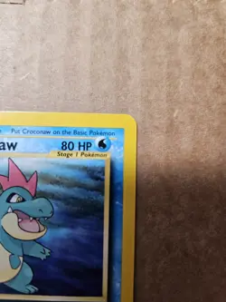 Pokemon Croconaw Uncommon Neo Genesis 32/111 Nintendo 2000 Stage 1 Card - Image 4