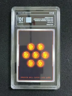 2025 Dragon Ball Super Card BT16-018 SPR Realm Of The Gods PCG 10 Pristine ET69 - Image 2