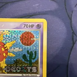 Pokemon TCG Solrock EX Deoxys 47/107 Reverse Holo Stamped Uncommon Card - Image 2