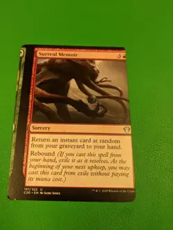 surreal memoir mtg miscut error misprint - Image 1