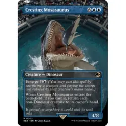 Cresting Mosasaurus (borderless) MTG Universes Beyond: Jurassic World Collection - Image 1
