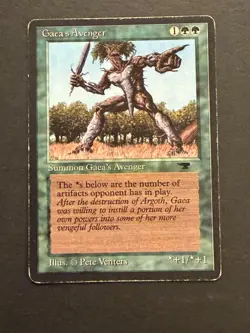Gaea’s Avenger Antiquities MP MTG Magic the Gathering - Image 1