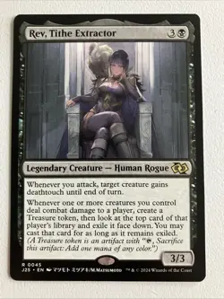 MTG - Rev, Tithe Extractor - Anime Rare #45 - Foundations Jumpstart NM - Image 1