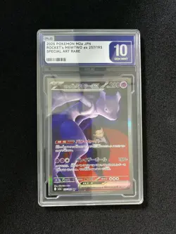 2025 Pokemon TCG Japanese M2a 237/193 SAR Team Rocket's Mewtwo ex PLG 10 FN45 - Image 1