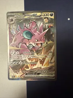 Pokemon: Team Rocket's Nidoking ex 233/182 Sv10: Destined Rivals Holo - Image 1