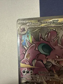 Pokemon: Team Rocket's Nidoking ex 233/182 Sv10: Destined Rivals Holo - Image 5