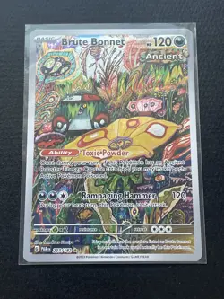 Pokemon TCG Brute Bonnet Illustration Rare SV04: Paradox Rift 207/182 NM - Image 1