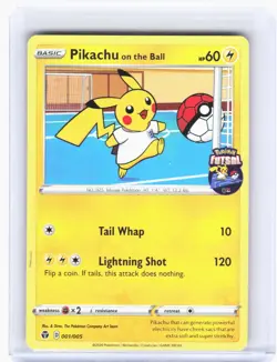 2020 —Pikachu On The Ball #1/5 (Pokemon Futsal)—Promo Non-Foil - Image 1