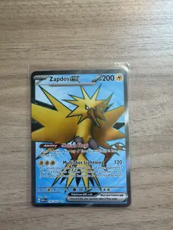 Pokemon TCG Zapdos ex 192/165! NM Condition! - Image 1