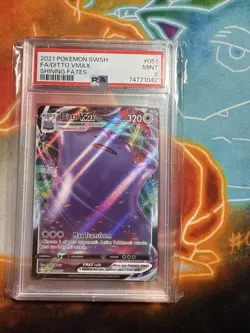 Pokemon 2021 Ditto VMAX 051/072 Full Art Shining Fates GEM MINT PSA 9 - Image 1