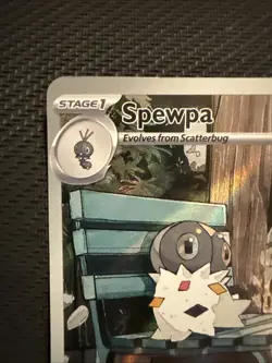 2026 Pokemon Perfect Order Spewpa 89/88 Illustration Rare English - Image 2