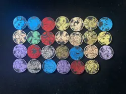 2025 Pokemon TCG S-Chinese Gem Pack Charmander Pikachu Mew Coin Lot*27 IG93 - Image 1