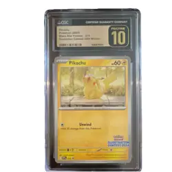 The Pokemon Company Pikachu 225 World Championship 2025 Promo CGC Pristine 10 - Image 1