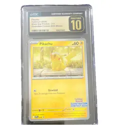 The Pokemon Company Pikachu 225 World Championship 2025 Promo CGC Pristine 10 - Image 3
