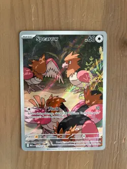 Spearow 151/132 Holo Illustration Rare Mega Evolution Pokemon Card - Image 1