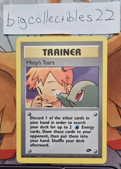 Misty's Tears - 118/132 - Pokemon Gym Challenge - Uncommon - NM - Image 1