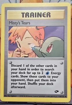 Misty's Tears - 118/132 - Pokemon Gym Challenge - Uncommon - NM - Image 2