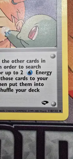 Misty's Tears - 118/132 - Pokemon Gym Challenge - Uncommon - NM - Image 5