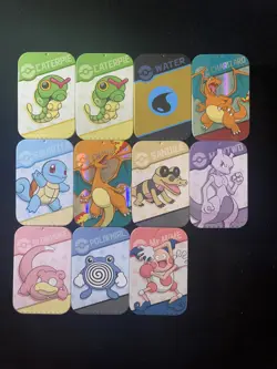 2025 Pokemon TCG S-Chinese Mini Tin Charizard Caterpie Mewtwo Lot*11 IG93 - Image 1