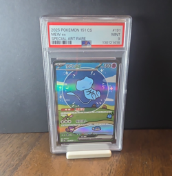 2025 Pokemon 151 CS Mew ex #191/151 Special Art Rare Holo PSA 9 - Image 1