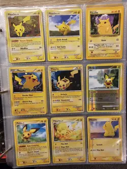 Pokemon Vintage Binder Collection! WOTC, EReader, Charizard, Holo Pikachus! 66x - Image 3