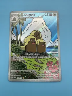 Pokemon TCG Alolan Dugtrio #208/191 --Surging Sparks SV08 - Image 3