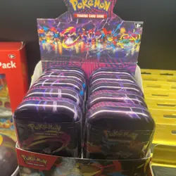 Pokemon Mega Evolution MEGA Heroes Mini Tin Display - 10 Factory Sealed Tins - Image 2