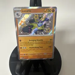 Pokemon TCG Lucario Shiny Rare SV: Paldean Fates 174/091 NM - Image 2