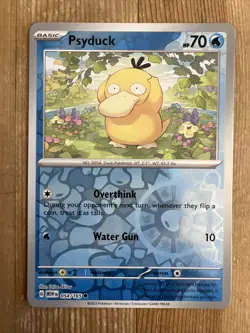 Psyduck 054/165 Reverse Holo - Pokemon 151 English - NM - Image 1