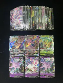 2023 Pokemon TCG S-Chinese Mew Espeon Sylveon Leafeon RRR Holo Lot*167 IG93 - Image 1
