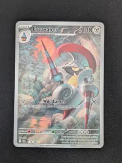 Escavalier 138/086 SV: Black Bolt Illustration Rare Full Art Holo Pokemon TCG - Image 1