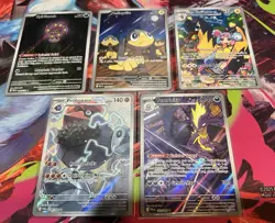 Pokemon TCG: Illustration Rare Lot (5) Full Art Holos (Various Sets) M/NM - Image 1