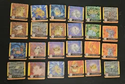 Stack of Pokemon Artbox Action Flipz Premier Edition Collectibles 1999 - Image 1