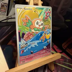 Rowlet 043 First Partners Black Star Promo Illustration Rare Pokemon TCG MINT - Image 2