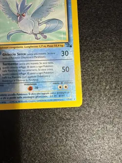Pokemon Articuno 17/62 from German Fossil Unlimited in LP+ condition! - Image 5