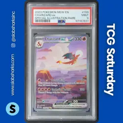 2023 POKEMON SV 151 #199/165 CHARIZARD EX SPECIAL ILLUSTRATION RARE PSA 9 - Image 1