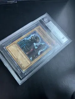 🔥 YUGIOH • THE 13TH GRAVE • LOB-014 • 1st EDITION • PSA 9 MINT Slab Edge Damage - Image 3