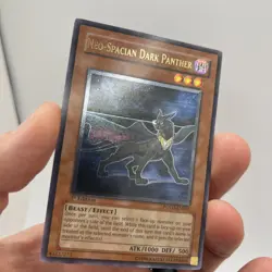 Yugioh Neo-Spacian Dark Panther POTD-EN005 Ultimate Rare 1st Ed LP - Image 2