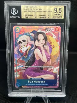 BOA HANCOCK ALT ART ONE PIECE OP13-051 2025 CARRYING ON HIS WILL - JPN BGS 9,5 - Image 1