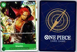 Shanks ST16-004 Super Rare Starter Deck 16: GREEN Uta One Piece NM - Image 3