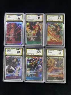 2024 One Piece TCG S-Chinese Shanks Trafalgar Law #OP09-004 SR PGS 10 Lot*6 LU57 - Image 1